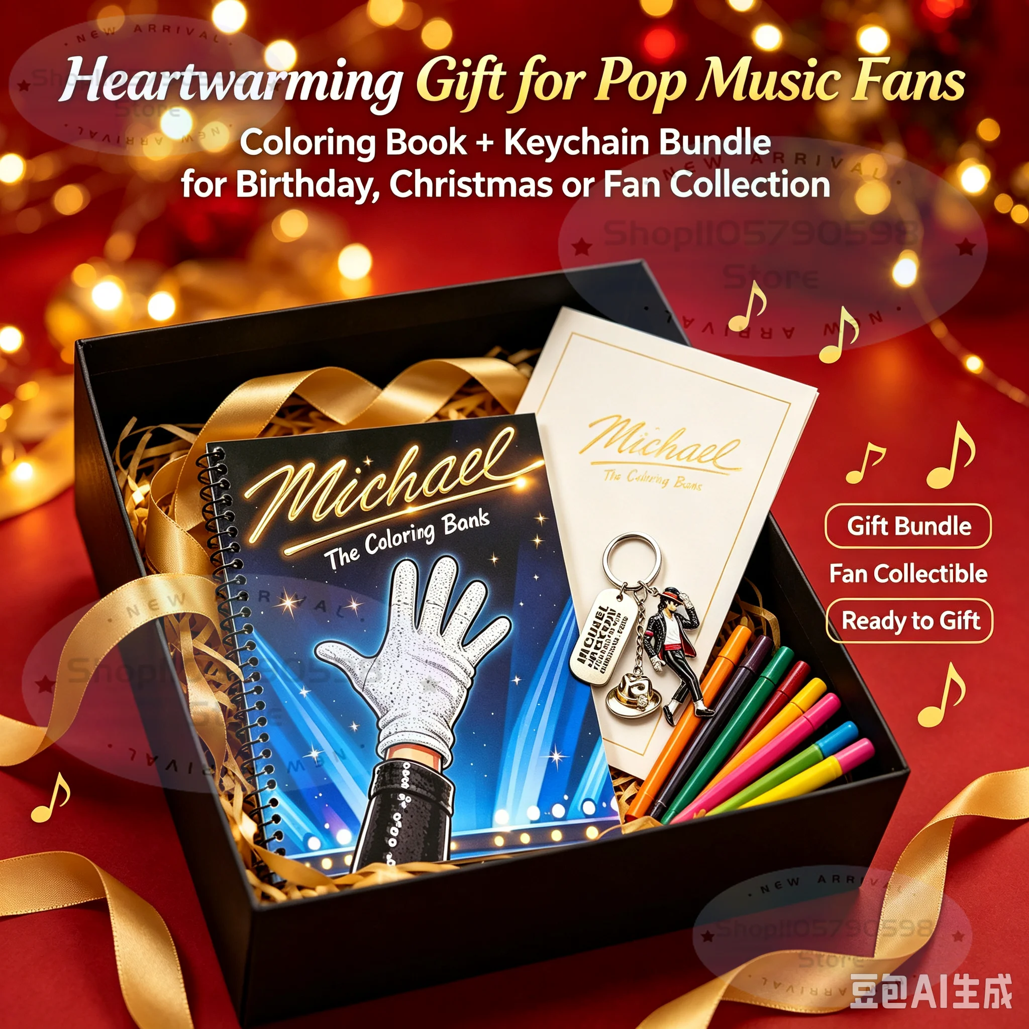 2026 Michael Jackson The Coloring Book,Pop Star Themed Coloring Book,Sketch Drawing Notebook, Music Fan Collection Gift