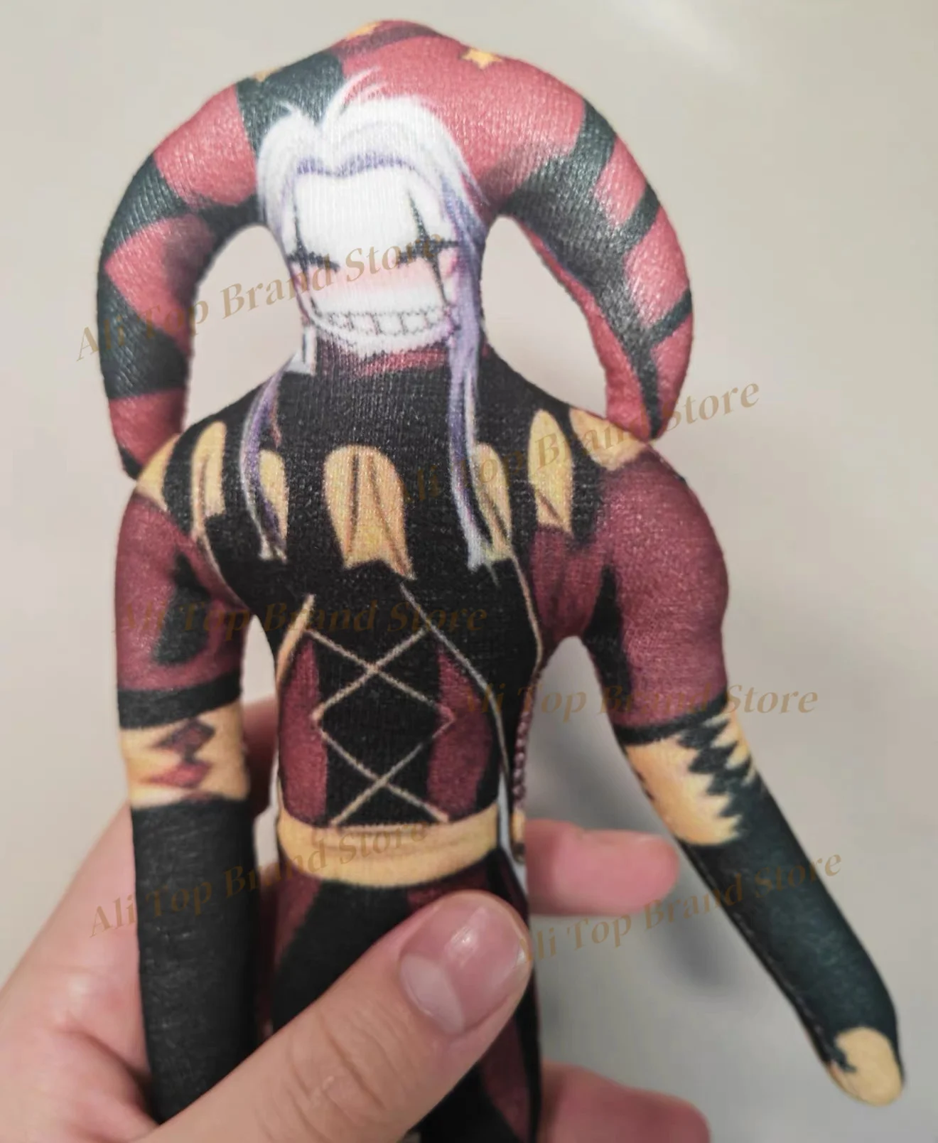 New Game The Freak Circus Pierrot Cosplay Key Chain for Men Key Ring Acrylic Car Keyring Party