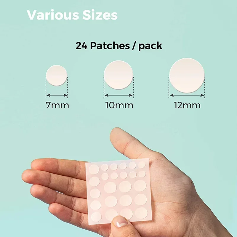 Blackhead Removal Freckle Patches Acne Stickers (1 Bag 24pcs ) 3 Bag Face Acne Pimple Spot Scar Care Treatment Stickers