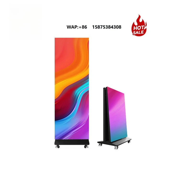 Surprise Offer Hot Selling Indoor Outdoor Foldable Led Display Video Wall  Billboard Standing Led Poster Screen for Restaurant