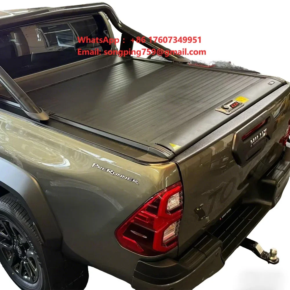 UTE Aluminum  Pickup Truck Bed Cover Hard Only Roll-up Retractable Tonneau Cover for 2025 Toyota Tacoma TRD SR5 5 5.5 6 6.5 8ft