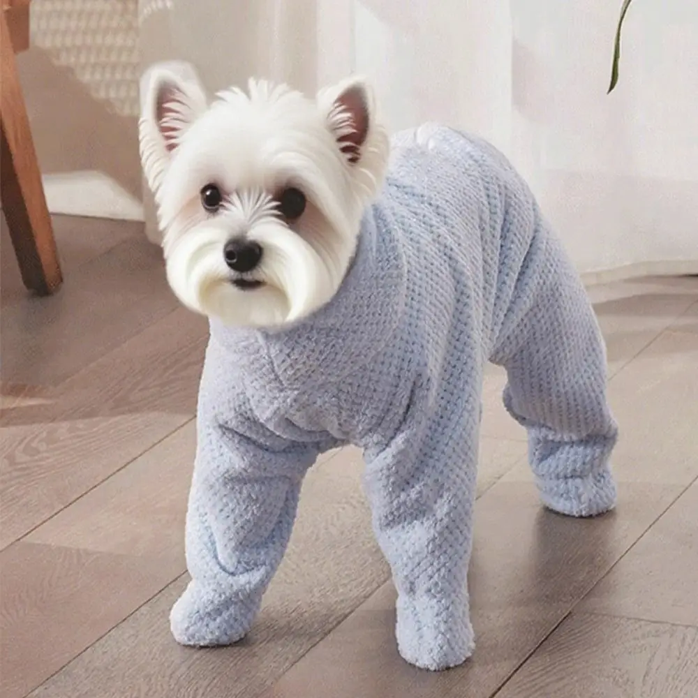 Practical Absorbent Pet Bathing Clothes Full-Coverage Quick-Dry Pet Bathrobe Thickened Soft Pet Bath Towel for Puppy Cat