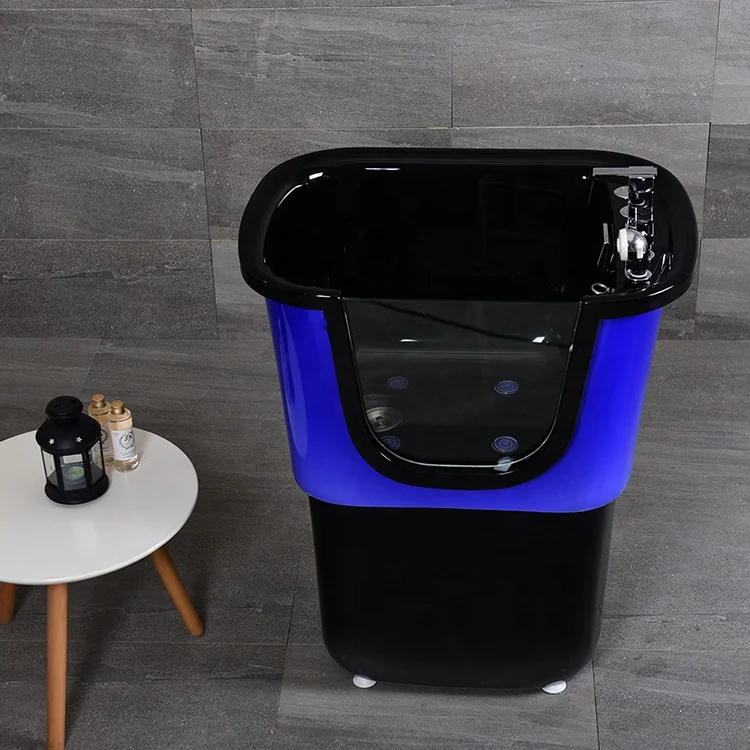 ！@New Arrival Customizable Colors Pet SPA Bathtub Mini Acrylic Bathtub for Puppies and Cats Pet Grooming Milk Shower Bath