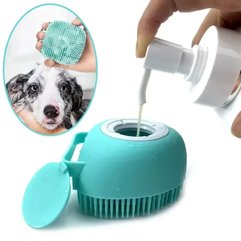 Gloves Brush Soft Safety Silicone Pet Accessories for Dogs Cats Tools Mascotas Products Bathroom Puppy Big Dog Cat Bath Massage