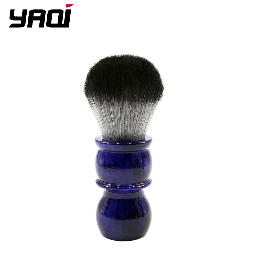 Yaqi Sagol 24mm Timber Wolf Color Synthetic Hair Barber Shave Brush Mens Synthetic Shave Brush