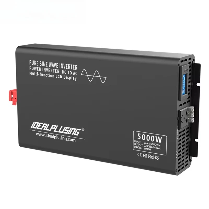 5000w 12v 24v 36v 48v 60v 72v 84v to Ac 100v 110v 120v 220v 230v 240v Sine Wave Inverter
