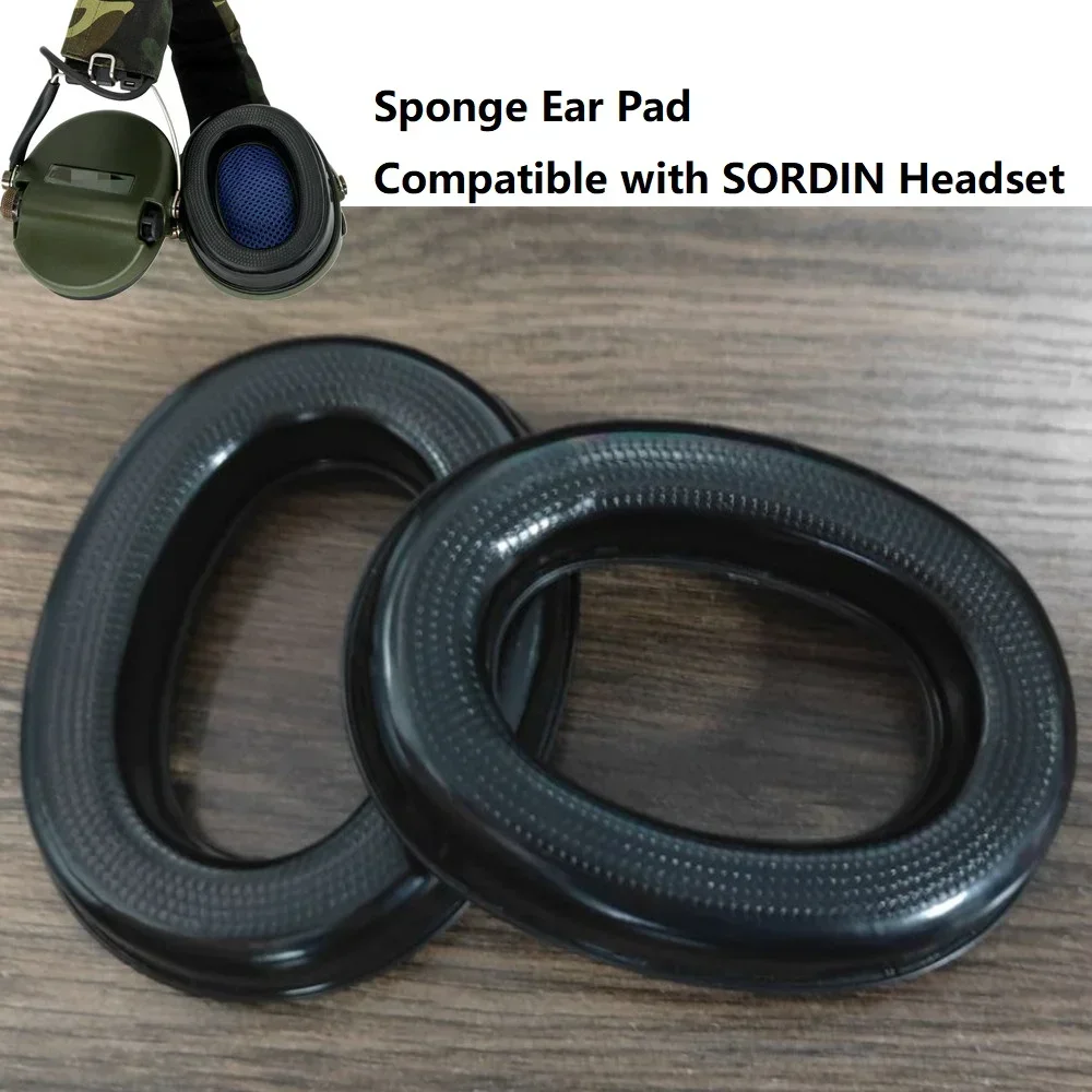 TCIHEADSET Tactical Headset Accessorie Sponge EarPads Compatible with MSA SORDIN Electronic Earmuffs Airsoft Shooting Headphones