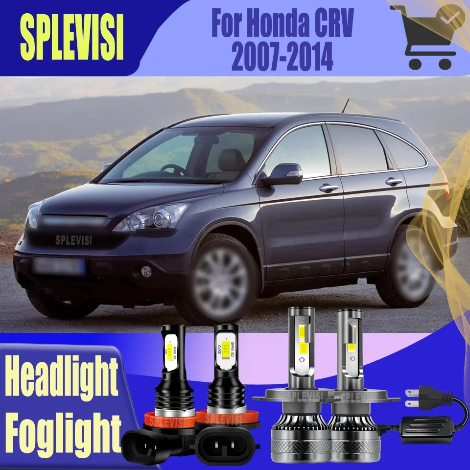 LED Headlight Fog Lamp Ensure driving safety at night Auto Accessories For Honda CRV 2007 2008 2009 2010 2011 2012 2013 2014