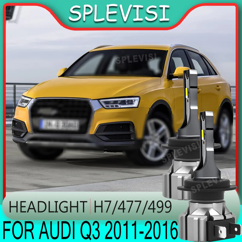 Long Lifespan 60000+ Hours Effortless Setup Tool-Free Night Safety LED h7 Headlight For Audi Q3 2011 2012 2013 2014 2015 2016