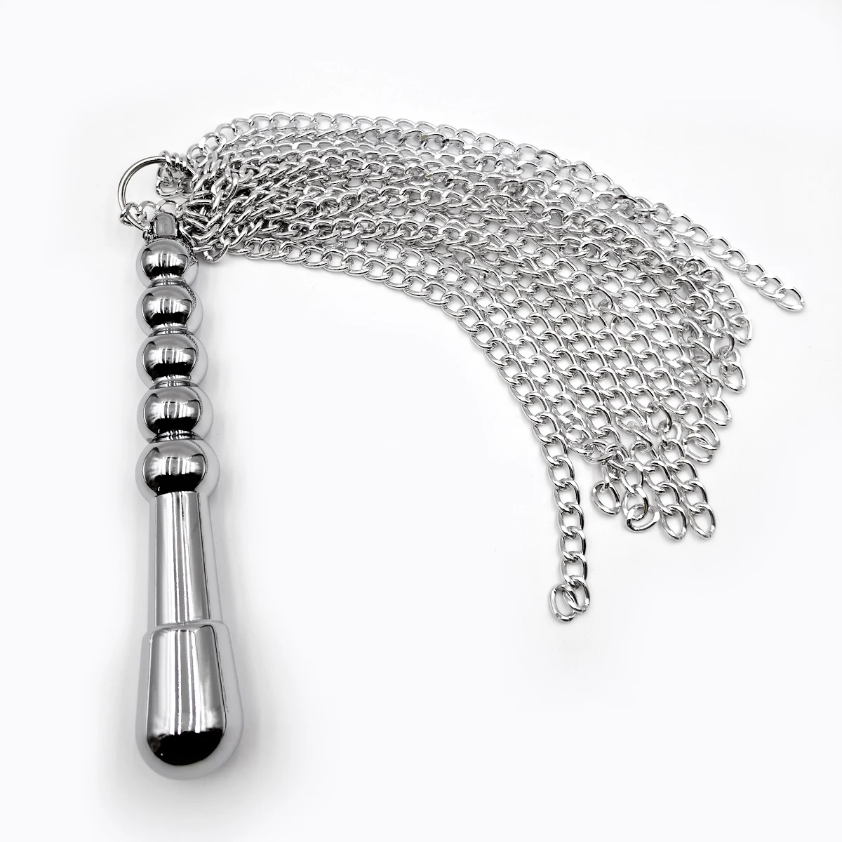 1PCS BDSM Metal Anal Plug with Whip Dildo Spanking Games Flirtatious Butt Plug Sexual Wellness Adult Pleasure Sex Toys
