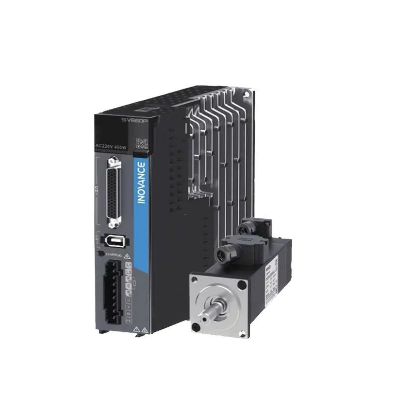Inovance Planetary Gearbox Motor Servo Kit Drive Plc Controller Servo Motor for Cnc 400w SV630PS2R8I MS1H4-40B30CB-T331R