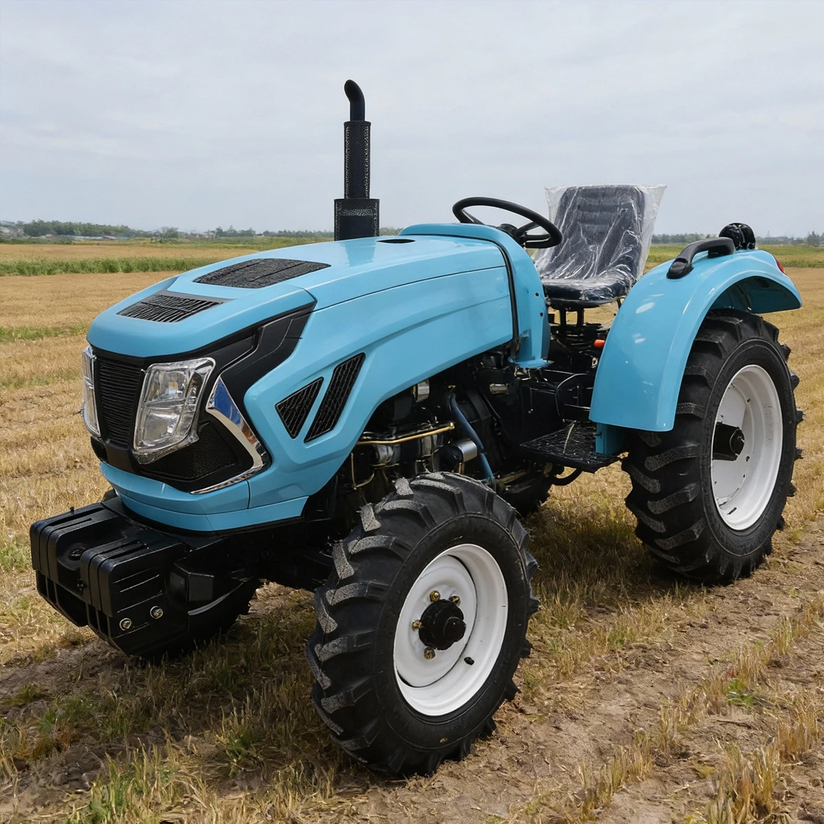Agricultural Wheel Tractor for Small Land Use Small Farm 4WD Mini Tractor 20HP Three Cylinder Compact