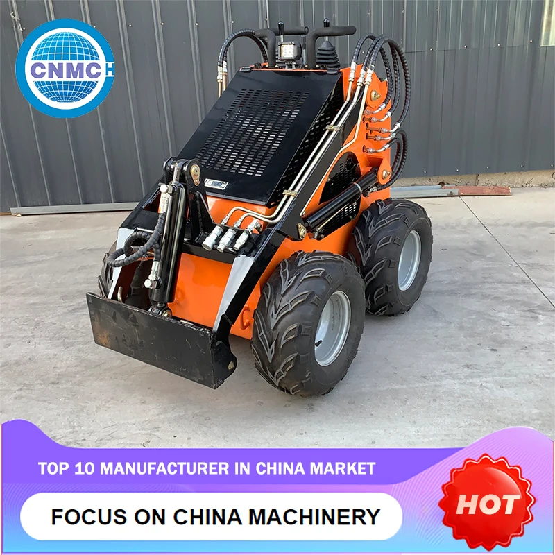 EPA Certification Mini Skid Steer Loaders for Farm Garden Skid Steer Loader 4 in 1 Bucket Customizable High-performance