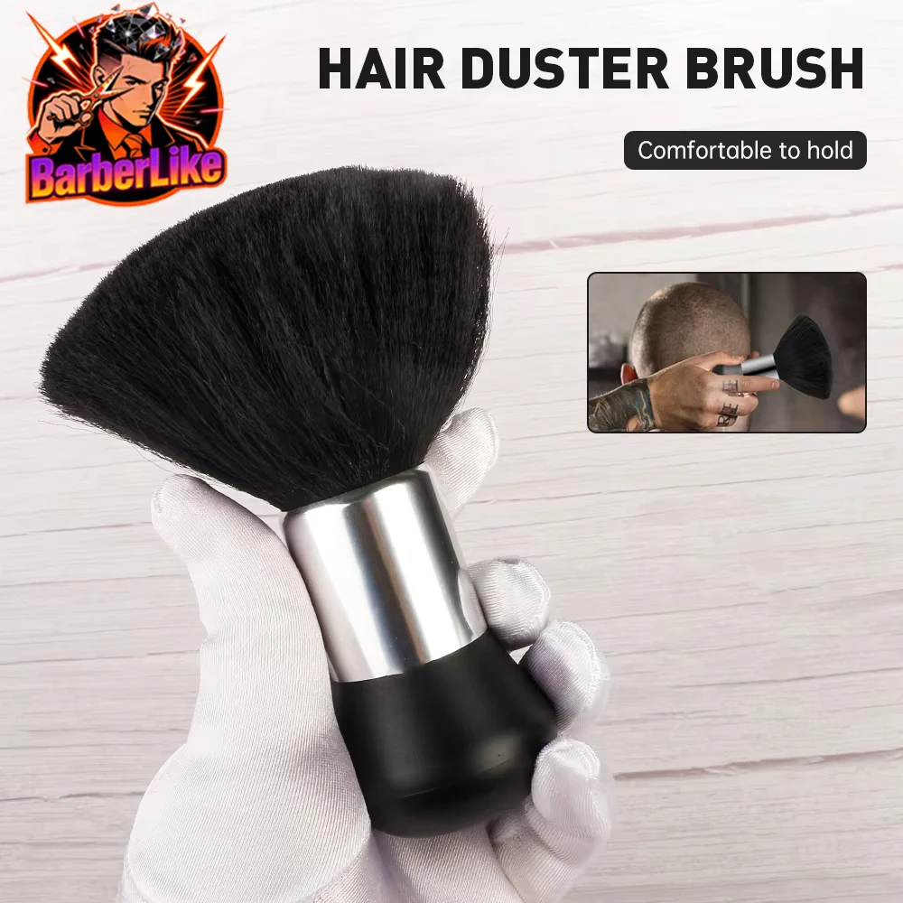 Professional Barber Neck Duster Brush Soft Bristles Hair Cleaning Brush for Salon Barbershop Hair Cutting Shaving
