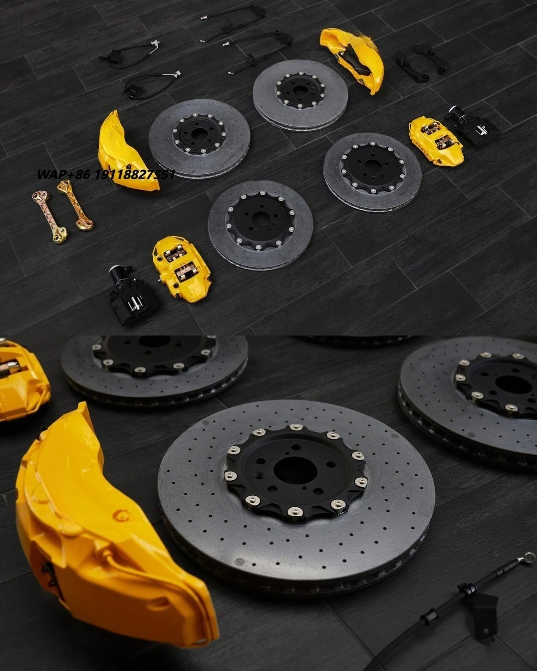 Rotora for ModelX 3model Y SUpgrades Carbon Ceramic Brake Discs and Brake Calipers 10pot 4pot