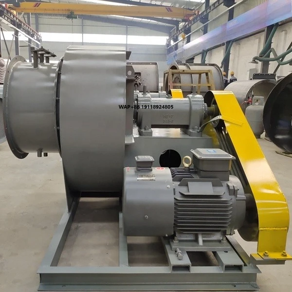 75KW Free Standing Stainless Steel Steam Turbine Industrial Dust Collector Blower Dust Removal Centrifugal Fan