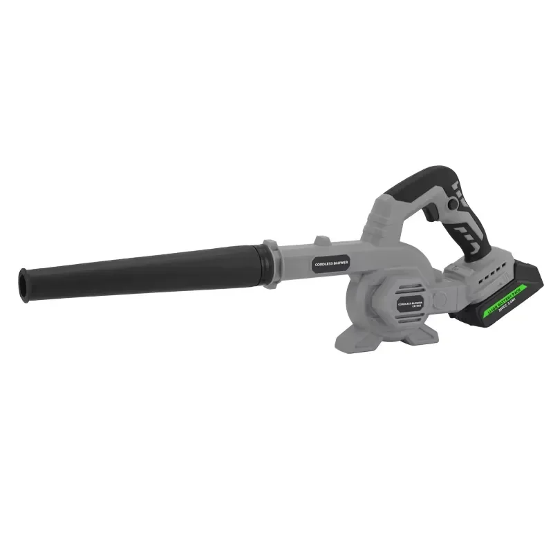 20V Brushless Cordless Blower 400W Max Power 17000rpm 3.0m³/min High-Speed Dust Blower for Garage Snow