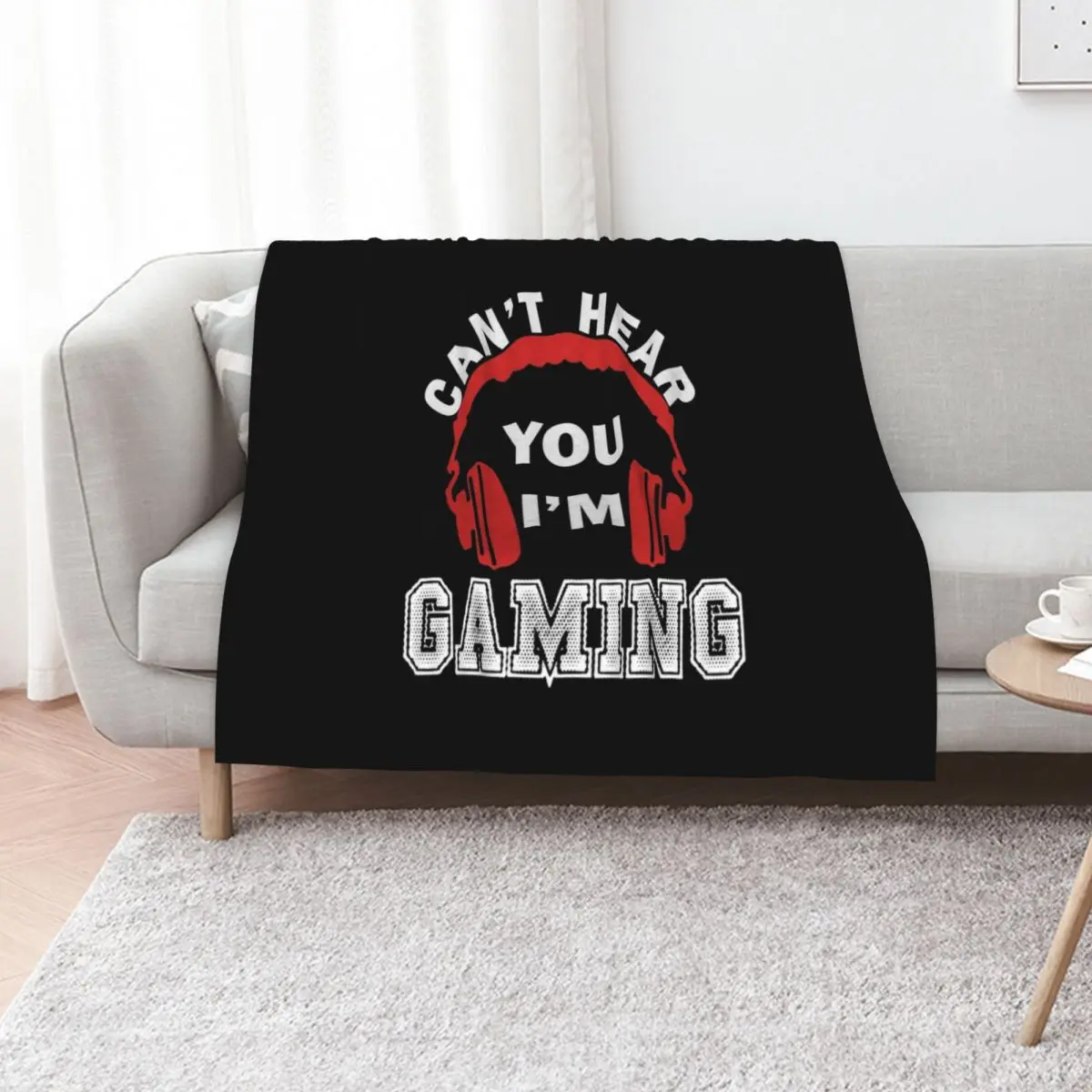 Video Gaming Gift Gamer Headset Design Throw Blanket wednesday christmas gifts Fashion Sofas Camping Furrys Polar Blankets