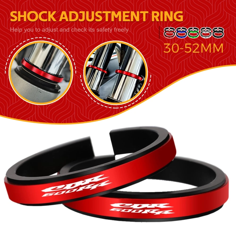 FOR HONDA CBR600RR CBR 600RR Motorcycle Adjustment Shock Absorber Auxiliary Rubber Ring CNC Accessories Fit 30MM-52MM