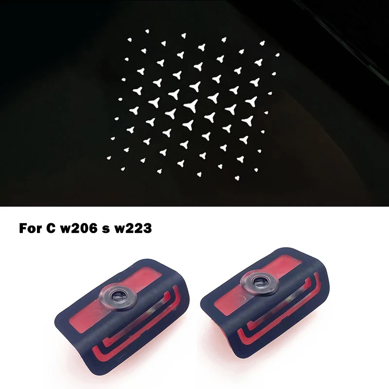 Car Door Lamp Projection Step Up Welcome Puddle Light For Mercedes Benz S Class W223 C Klass W206 E Class W214 GLC X254 2024