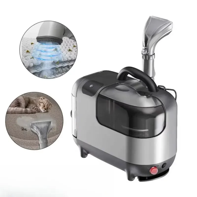 100 High Temperature Electric Hot and Cold Water Portable Handheld Sofa Curtain Steam Carpet Cleaner 3 in 1 App-Controlled