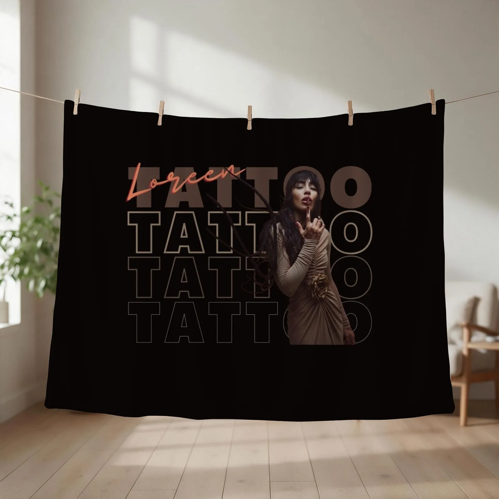 Loreen Tattoo Sweden Eurovision 2023 Throw Blanket Bed Fashionable Luxury Brand Comforter Polar Blankets