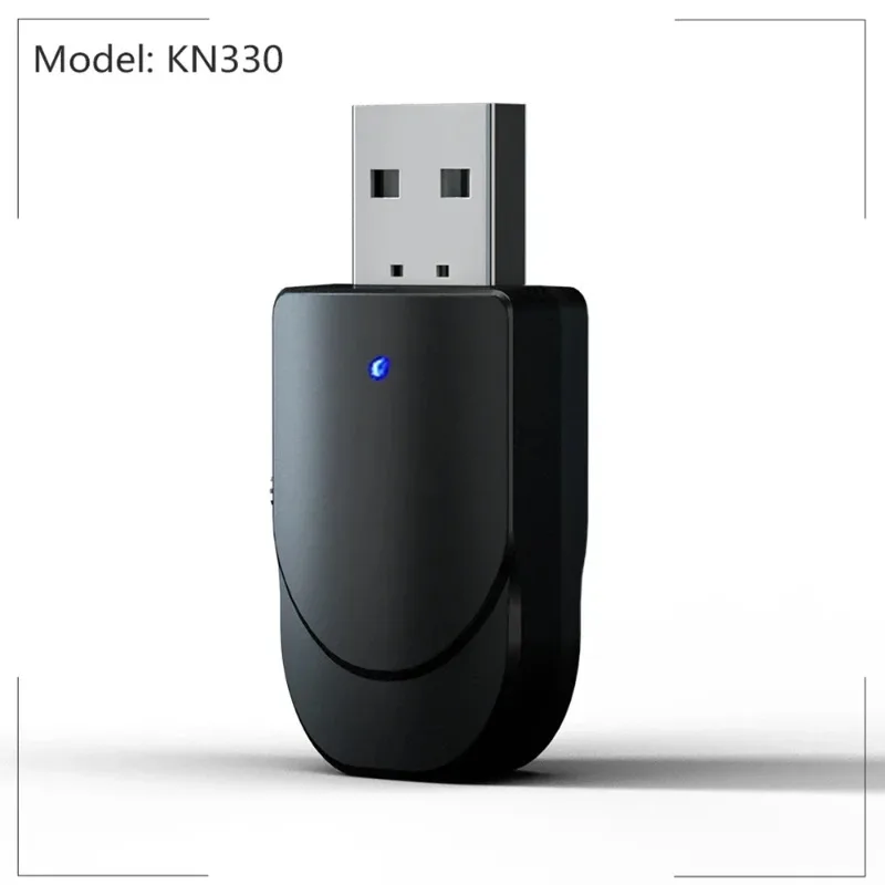 KN330 3in1 USB EDR Bluetooth 5.0 Transmitter Receiver Adapter Dongle 3.5mm AUX RCA for TV PC Headphones Home Stereo Car HIFI