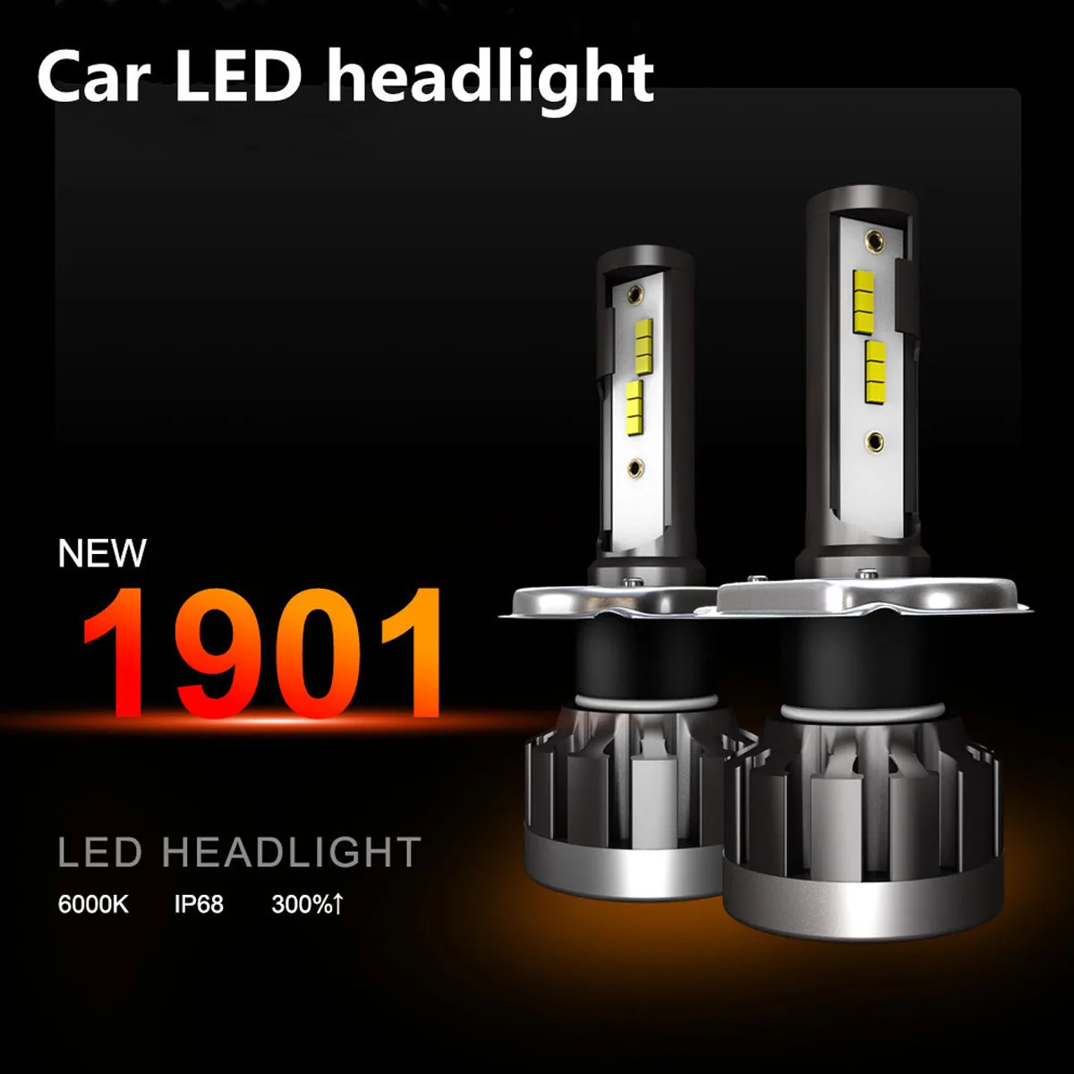 2Pcs Super Bright Car Headlights 12V 24V LED Car Bulbs H1 H4 H7 H11 9005 9006 CSP Chip LED Lights Bulb for Car Truck SUV