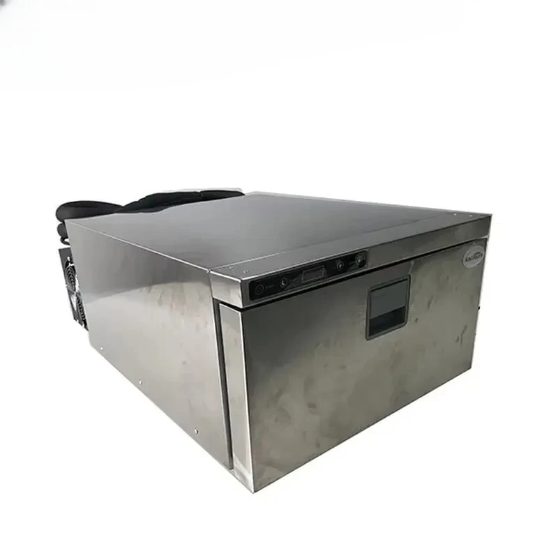 12V 24V Marine Refrigerator Drawer Fridge Compressor Cooling Freezer Refrigerator Modes -12C +10C DC 40W Multi-level Battery