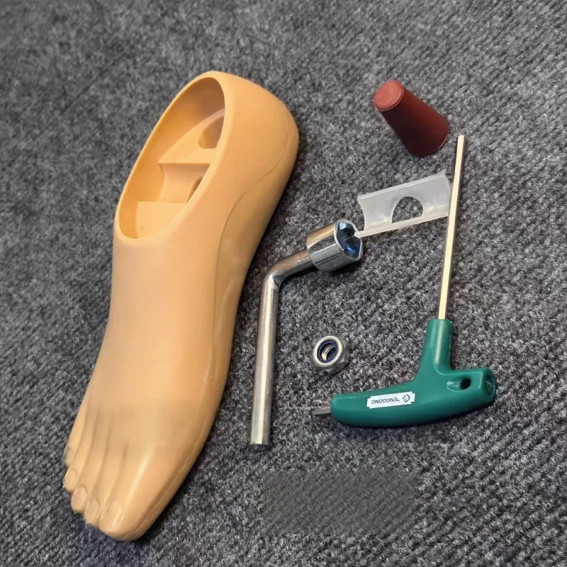Prosthetic Foot Board with Single Hole Movable Ankle 22-27cm Artificial Limb Prosthetic Accessory Part Orthoses Prostheses