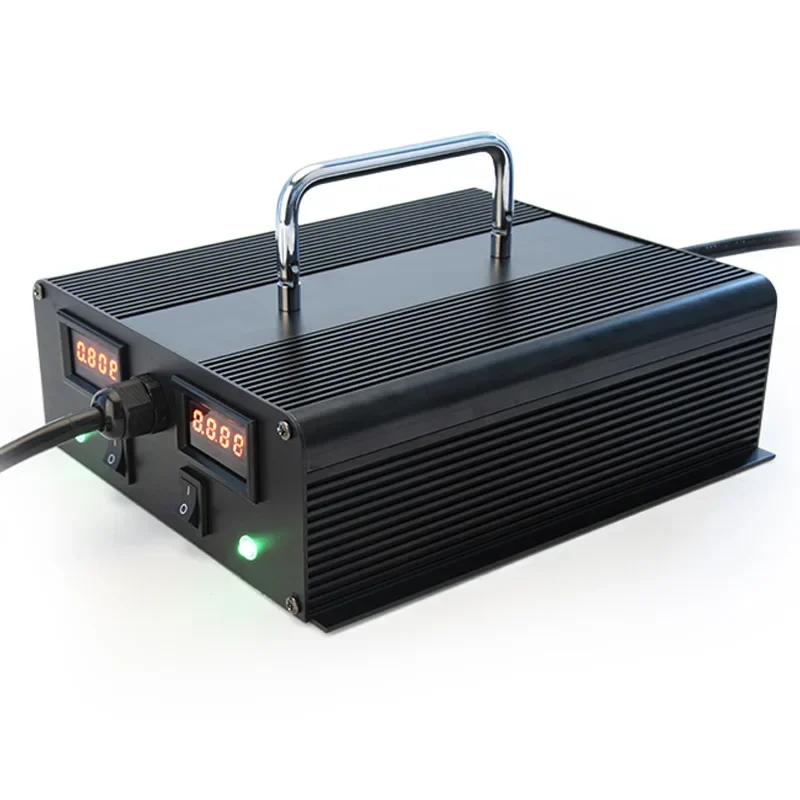 Energy storage outdoor lithium battery charger 29.4V4A drone fast charge one charge two digital display charger
