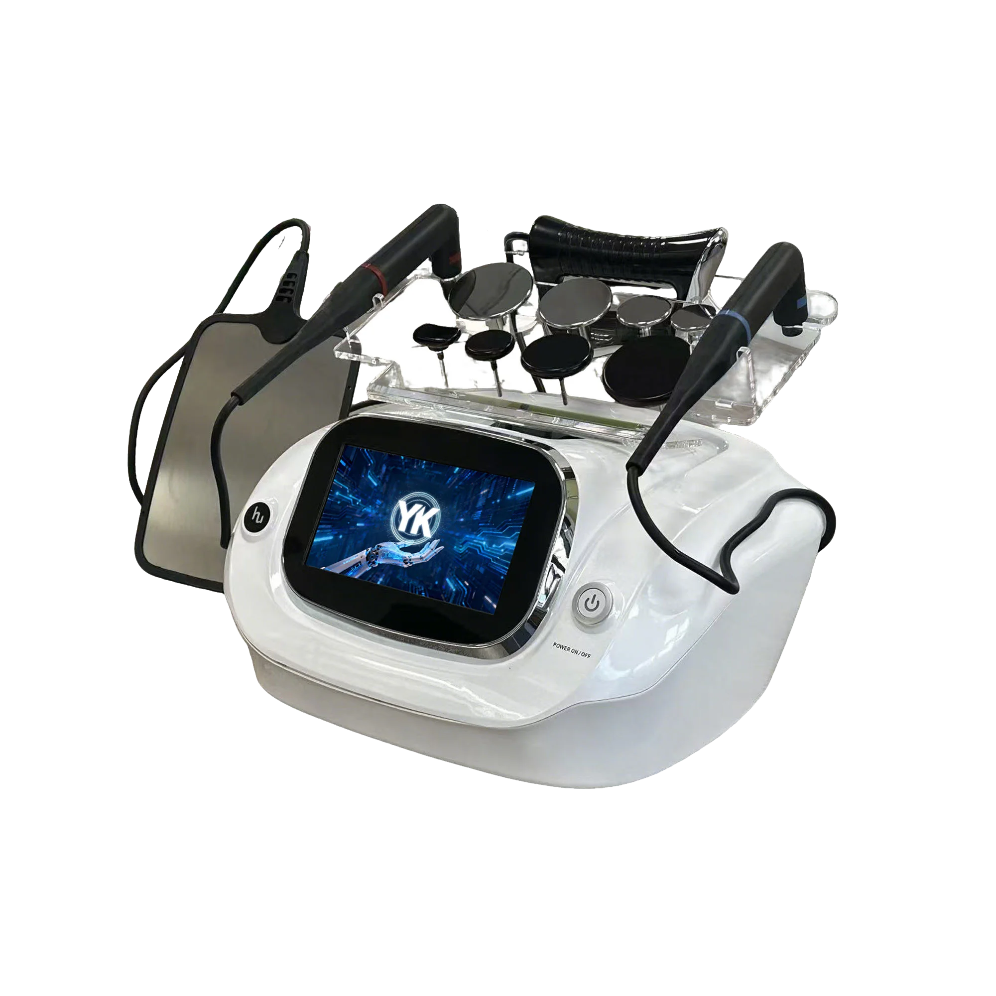Professional RF Skin Tightening Machine Face Neck Lifting Thermal Therapy Body Contouring Anti-Aging Beauty Device for Salon Use