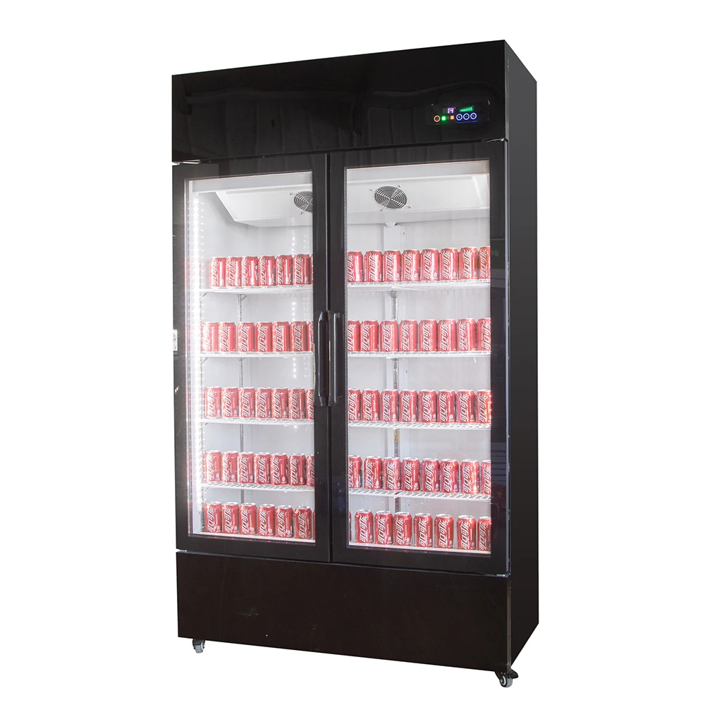 Store Fridge Cooler For Beverage Display Compressor Freezer Refrigerator Cool Climate
