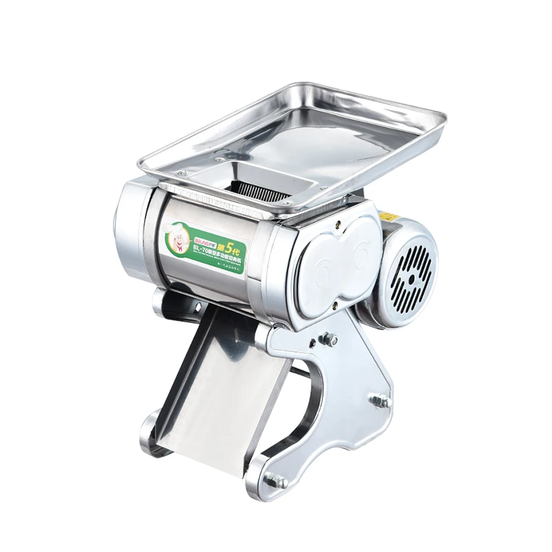 Maquina Cortadora De Carne Small Electric Commercial Fresh Beef Meat Shredder Slicer Slicing Cutting Machine