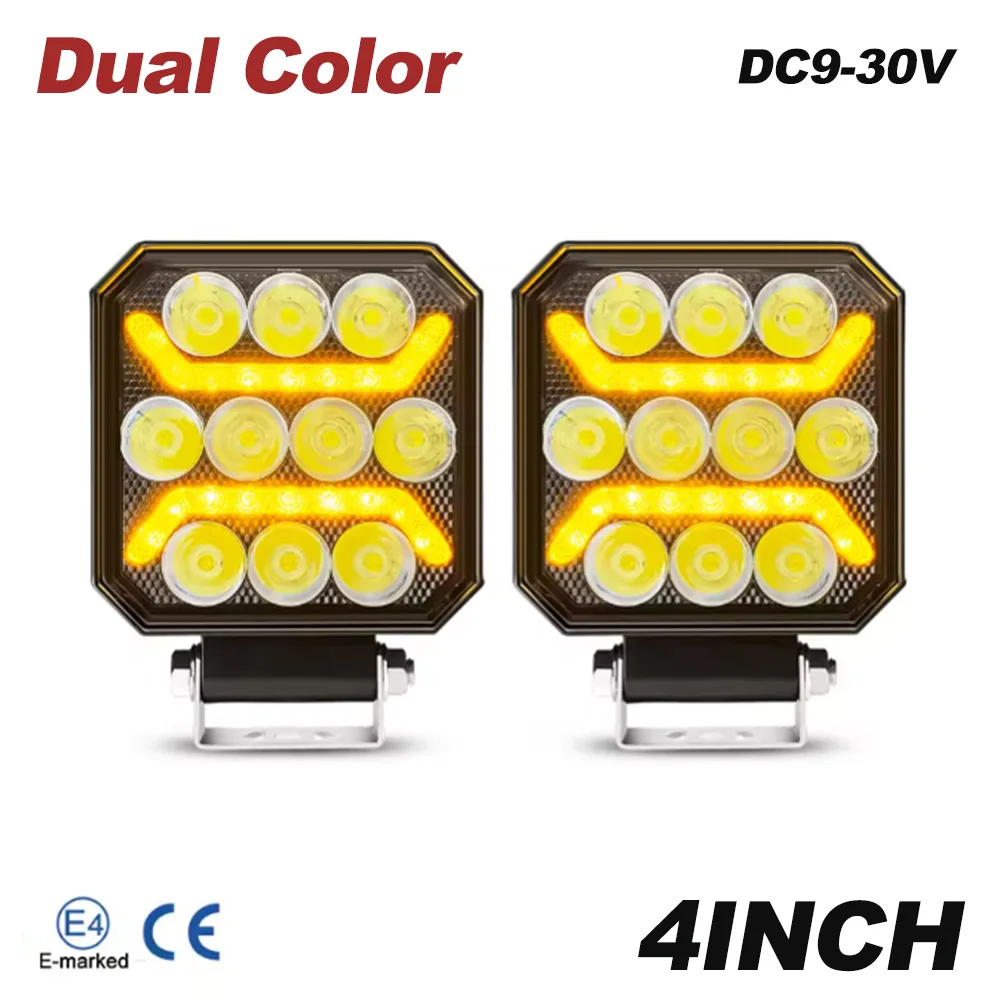 4inch Waterpoof 10LEDs LED Light Bar Work Light Off-Road Spotlight for Truck 4X4 Car SUV ATV DC9-30V DC LED Headlights
