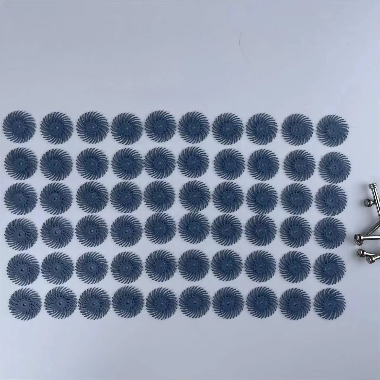 Height 60 Pieces3/4 Inch Radial Bristle Disc 3mm Handle OBM Customizable Rotary Tool Jewelry Wood Metal Polished Scrub Brush Kit