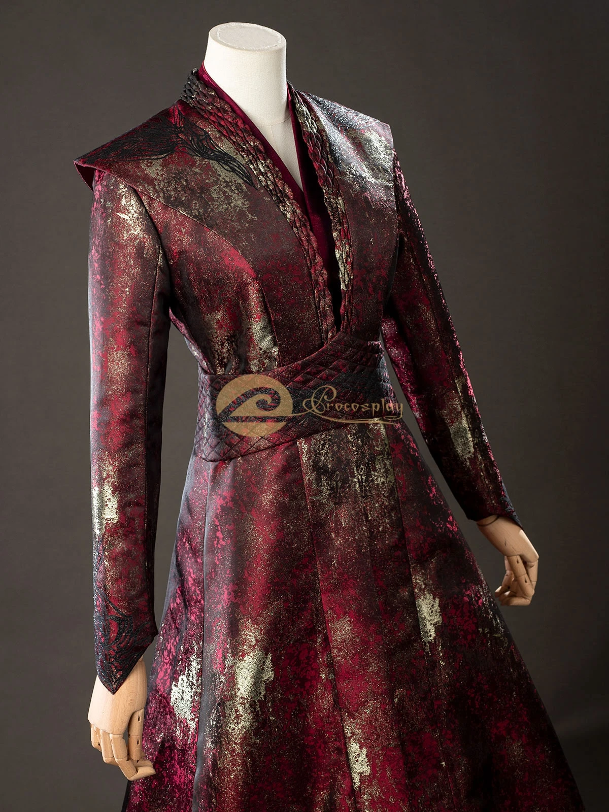 Season 3 Rhaenyra Cosplay Targaryen Costume Women Long Coat Skirt Clothes Halloween Role Play