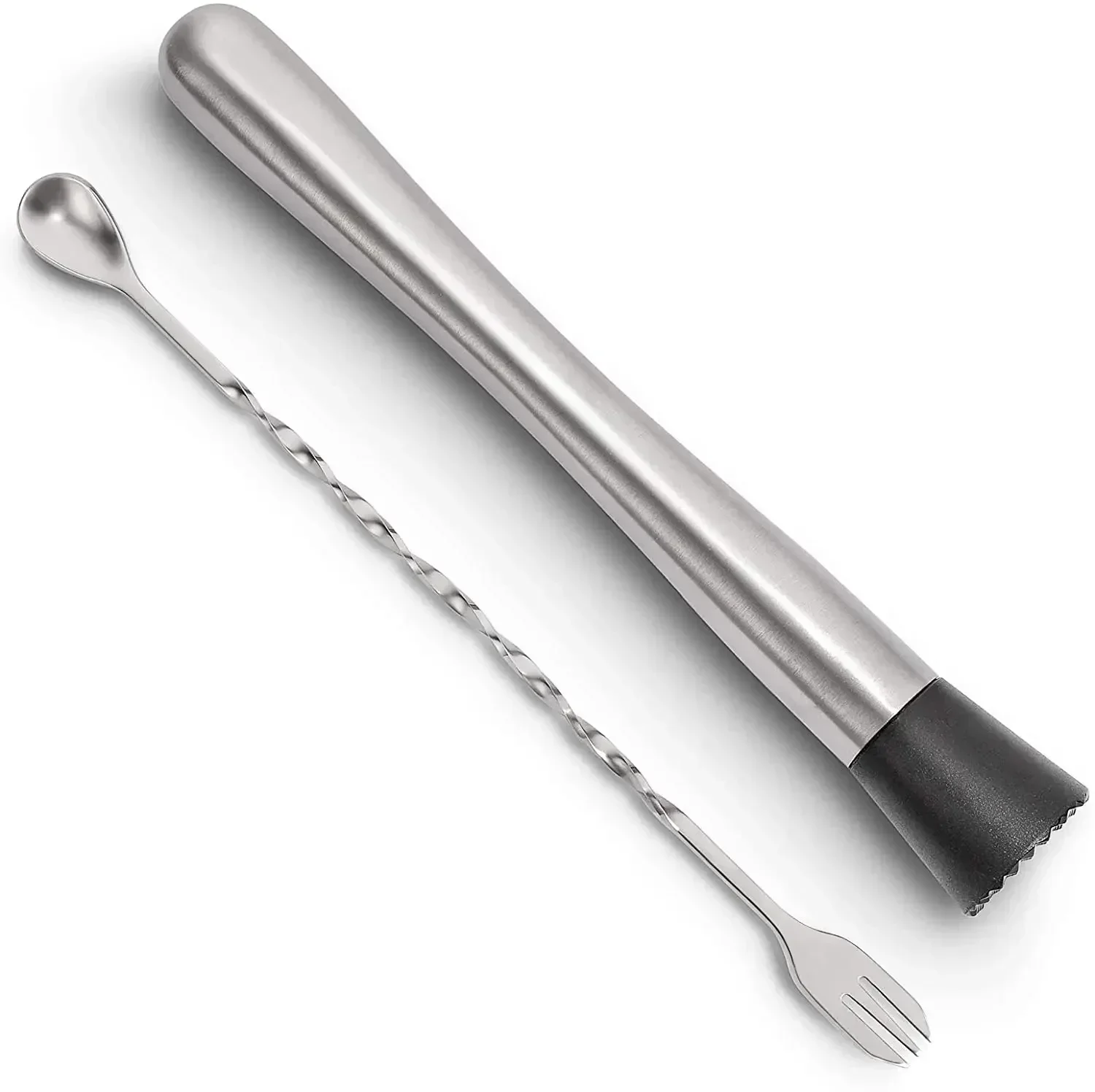 Stainless Steel Cocktail Muddler Set  and Mixing Spoon Home Professional Bar Tool Set  bar accessories home bars for Mojitos