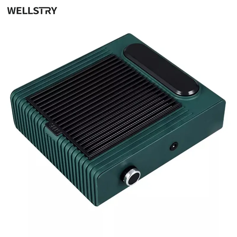 80W Adjustable Power Suction Nail Dust Vacuum Cleaner Machine Nail Dust Collector for Salon