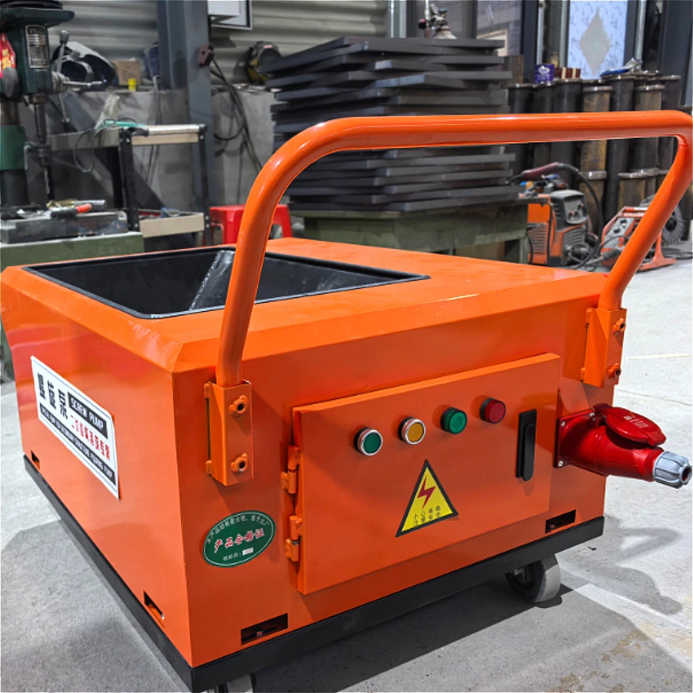 220V 380V Mortar Screw Pump, Fine Stone Mortar Transfer Pump for Construction Site Secondary Structure