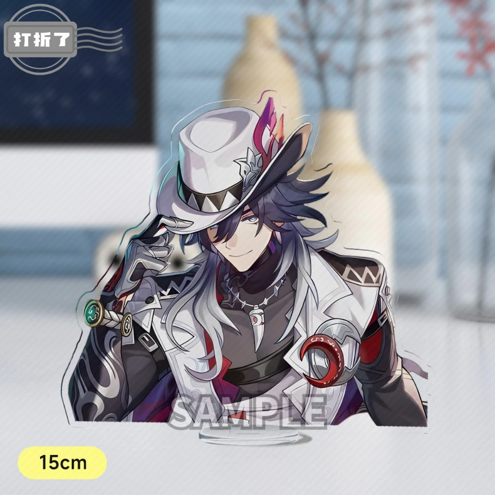 Anime Game Honkai：Star Rail Double-sided Standee Keychain Ashveil Sparxie Yao Guang Acrylic Figure Display Pendant Ornament Gift