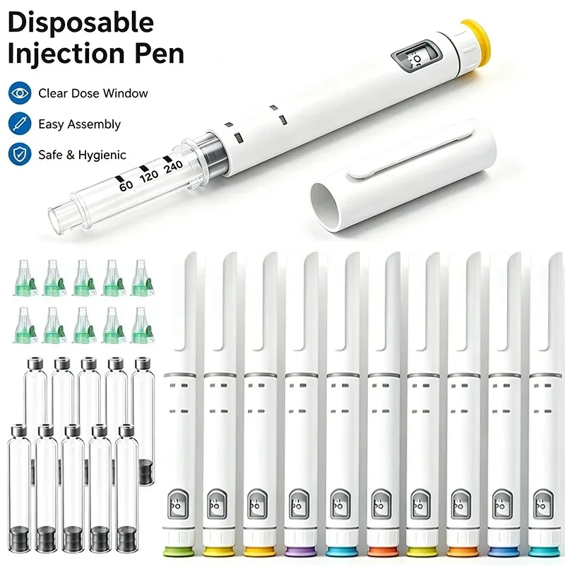 3ml Magic Remove Wrinkle Pen, Beauty Disposable Injection Pen Cartridge Vial Consumables, Insulin Injection Pen for Weight Loss