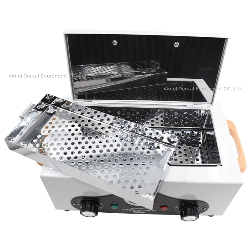 Portable Sterilization Box Professional Mini Dry Heat High Temperature Autoclave Manicure Tool for Nails Salon Dental Instrument