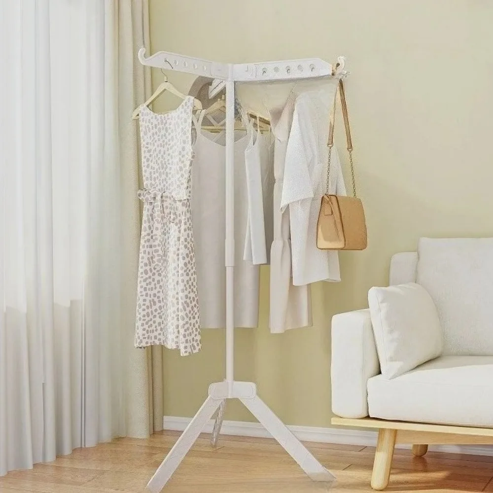 Hot-selling Foldable Drying Rack Floor-to-ceiling Bedroom Balcony Drying Rack Multifunctional Household Drying Rack