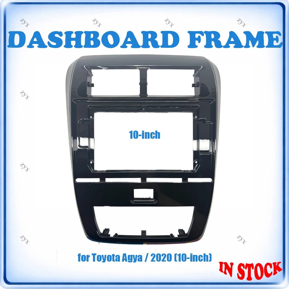 Car Radio Fascia Frame For Toyota Agya 2020 10 inch Wiring Harness Power Cable Car Accessories Plug & Play