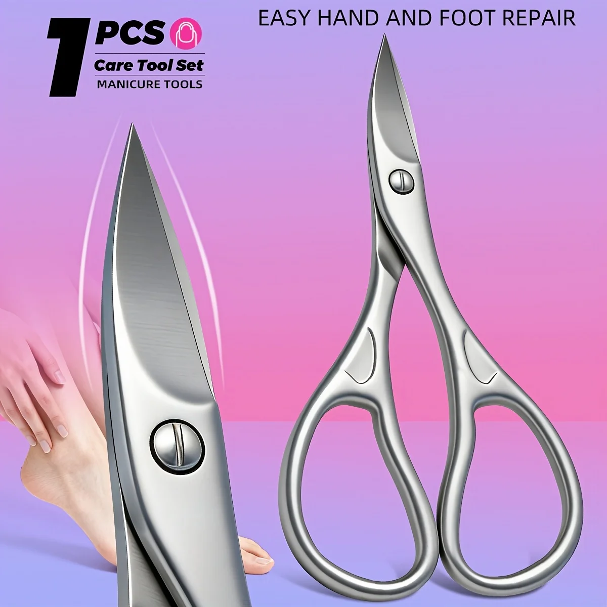 Stainless Steel Multi-Functional Eyebrow Scissors A Unisex Facial Hair Trimming Tool Designed for Precise Grooming of Eyebrows
