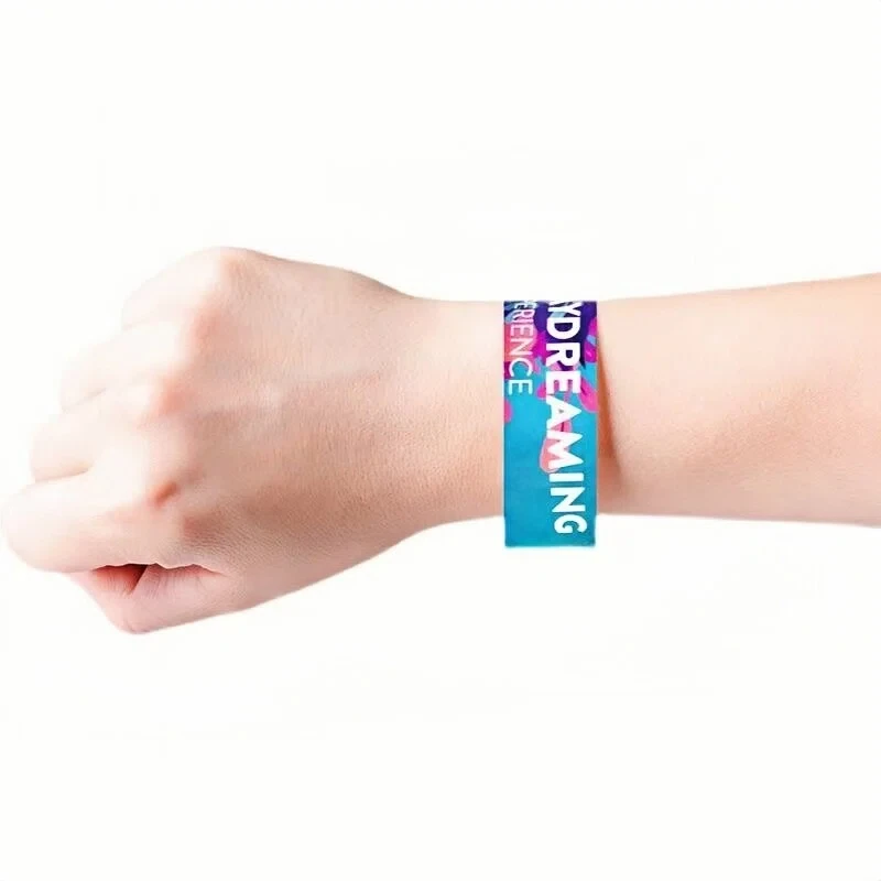 Party Custom Bracelets Event Wristbands Customized Personalized Colored Wrist Bands for Wedding Wrist Strap Meeting Waterproof