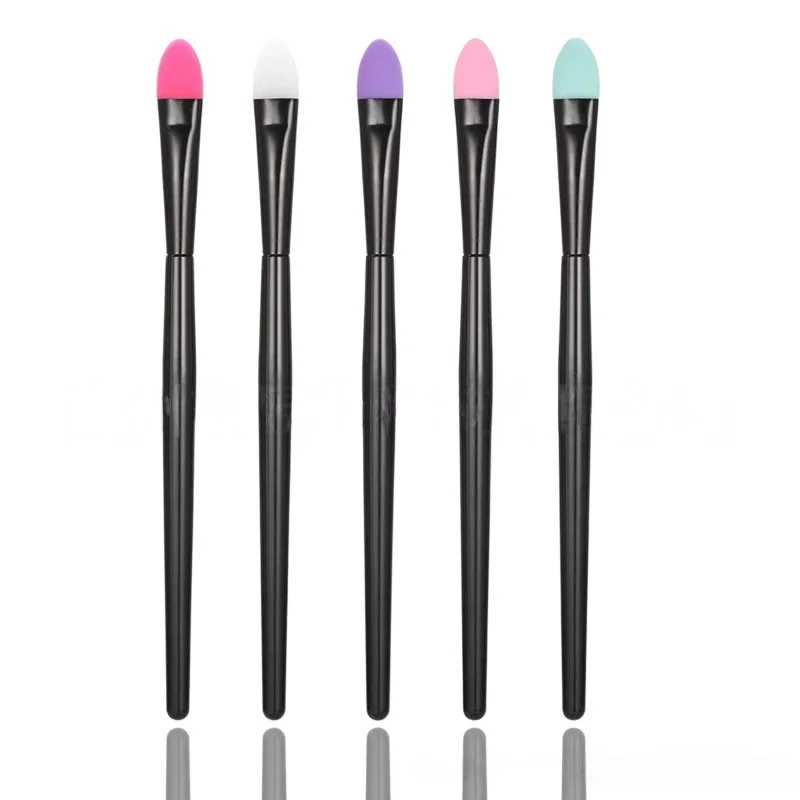 5pcs Silicone Eyeshadow Brush Kit Makeup Brush Professional Facial Cosmetic Tools for Women Makeups Eye Makeup Brushes Colorized