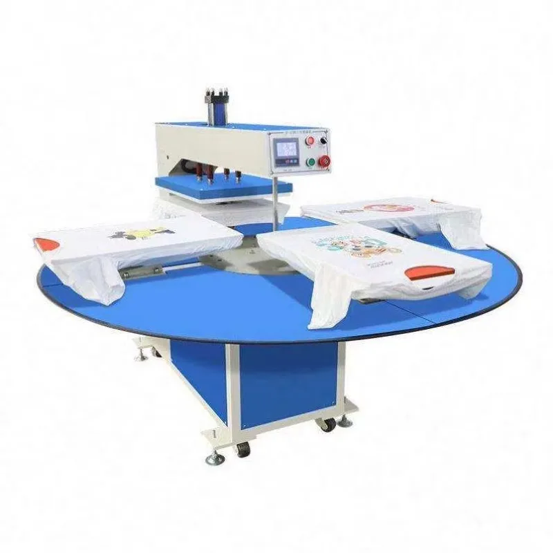 【Popular】 Easy-to-Operate 40x60cm Digital Rotary 4-Station Thermal Transfer Machine With  Alignment For Pant Hoodie Sportsw