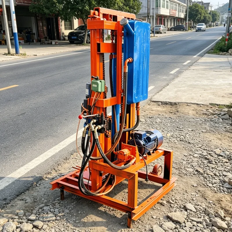 Customized Lightweight Water Well Drilling Machine, Highly Rated Mini Well Drilling Rig, Household Drilling Equipment